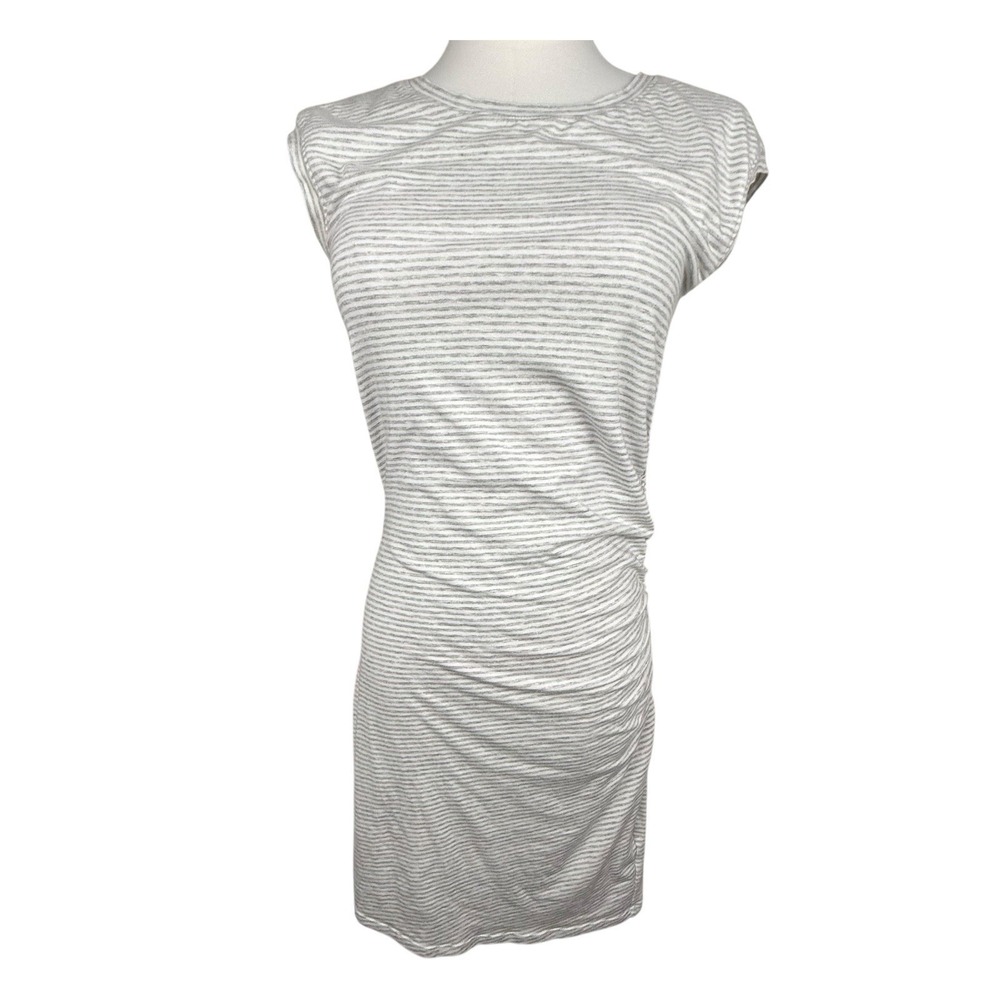 Athleta Womens‎ Striped Bodycon Dress Size S Lined Stretch Minimalist Casual